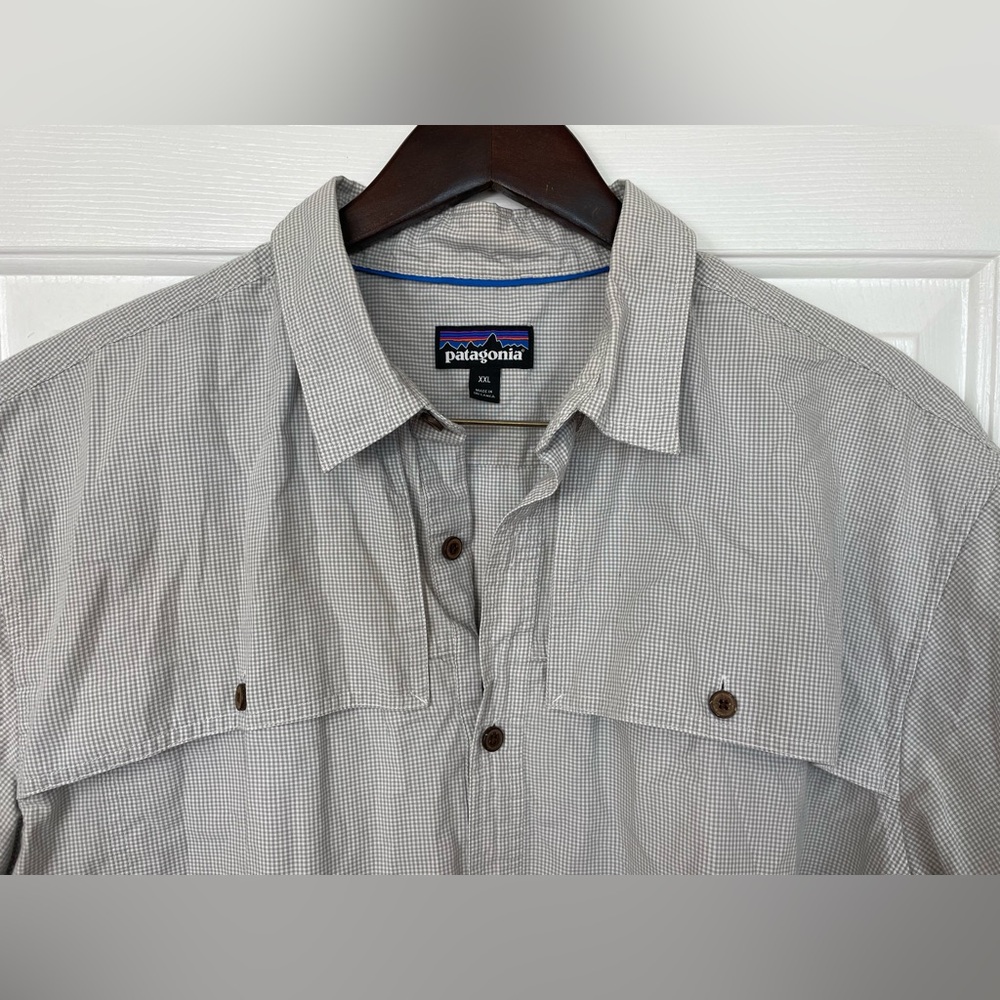 Patagonia Mens Shirt XXL Island Hopper Organic Recycled Vent Extra‎ X Large